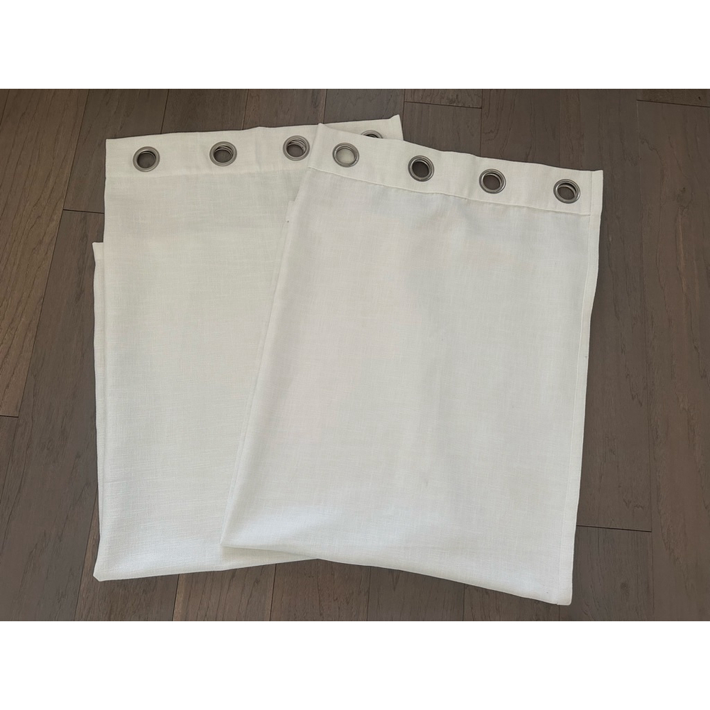 Linen Look Curtains 62 Inch Light Filtering Farmhouse